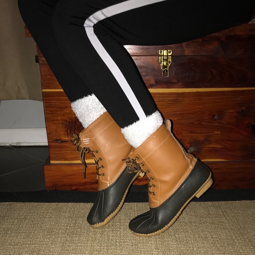 Genuine leather boots